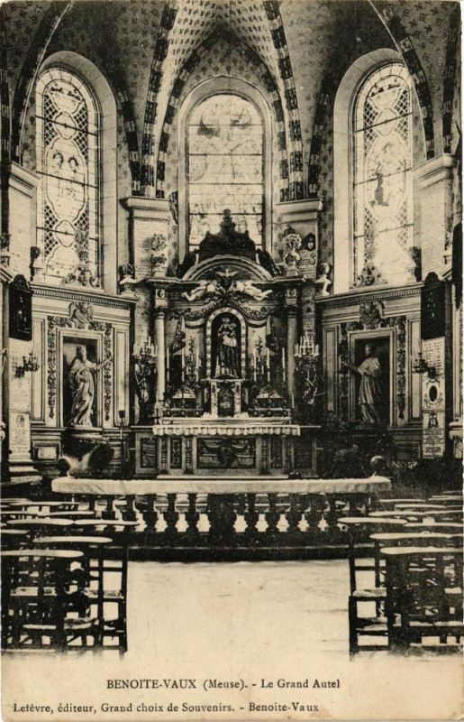 Carte postale ancienne Benoite Vaux-Le Grand Autel