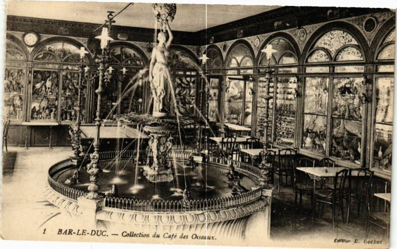 Carte postale ancienne Bar le Duc-Collection du Café des Oiseaux à Bar-le-Duc