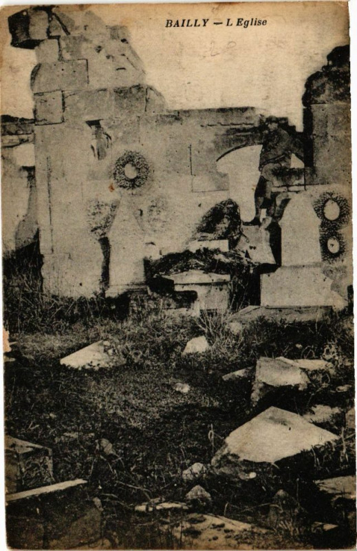 Carte postale ancienne Bailly-L'Eglise