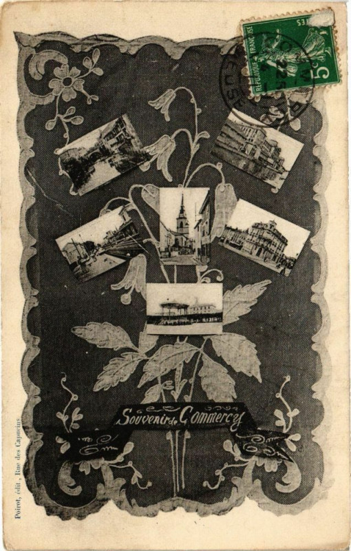 Carte postale ancienne Souvenir de Commercy à Commercy