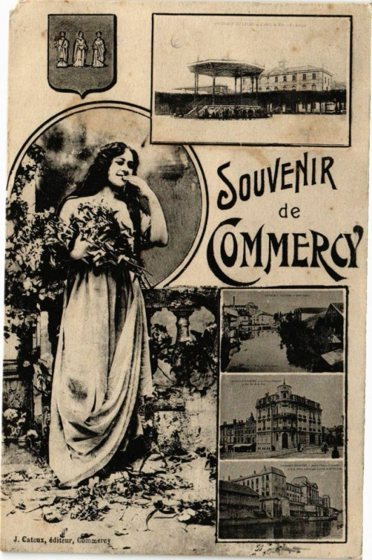 Carte postale ancienne Souvenir de Commercy à Commercy