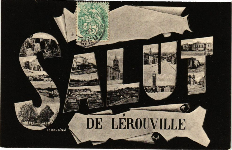 Carte postale ancienne Salut de Lérouville à Lérouville