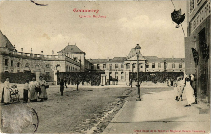 Carte postale ancienne Commercy-Quartier Bercheny à Commercy