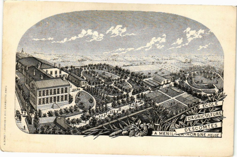 Carte postale ancienne A Menil la Horgne