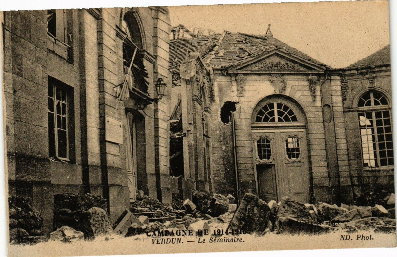 Carte postale ancienne Verdun-Le Séminaire à Verdun