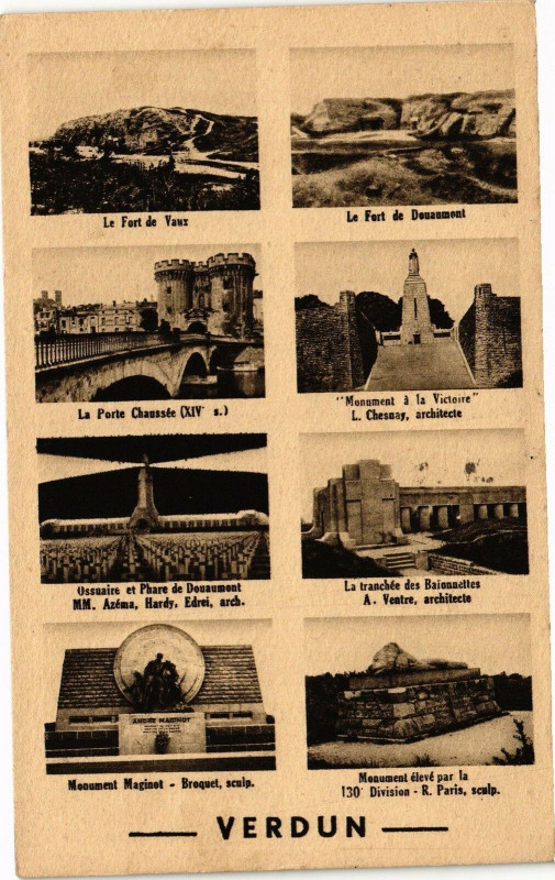 Carte postale ancienne Verdun à Verdun