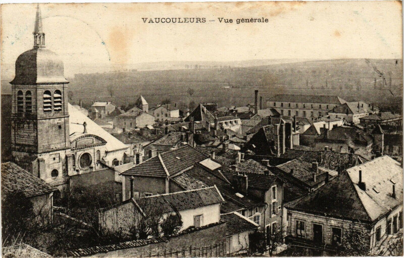 Carte postale ancienne Vaucouleurs-Vue générale à Vaucouleurs
