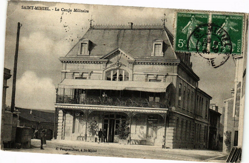 Carte postale ancienne Saint Mihiel-Le Cercle Militaire à Saint-Mihiel