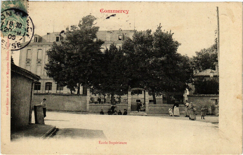 Carte postale ancienne Commercy-Ecole Supérieure à Commercy