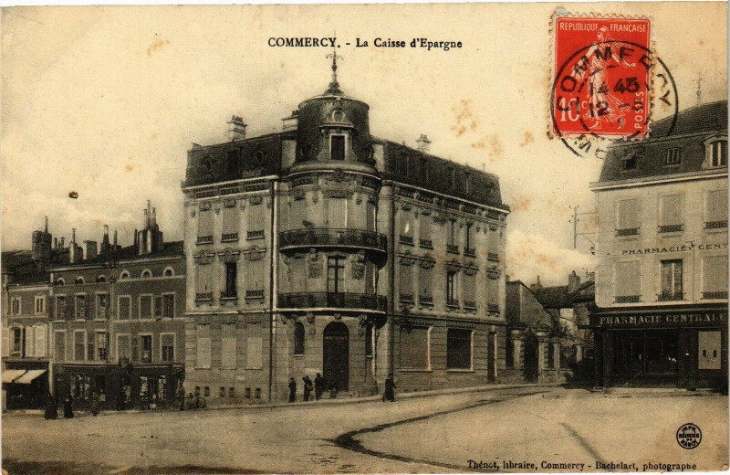 Carte postale ancienne Commercy-La Caisse d'Epargne à Commercy