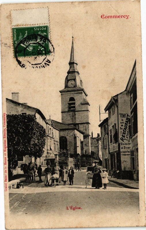 Carte postale ancienne Commercy-L'Eglise à Commercy