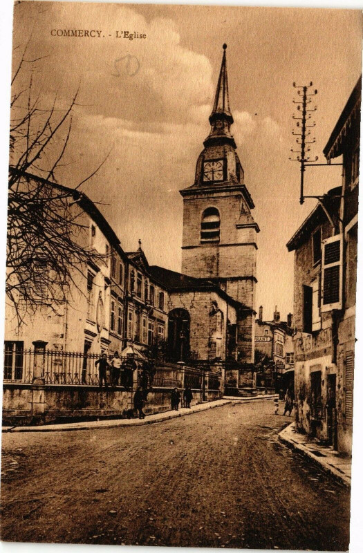 Carte postale ancienne Commercy-L'Eglise à Commercy