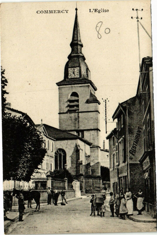 Carte postale ancienne Commercy-L'Eglise à Commercy