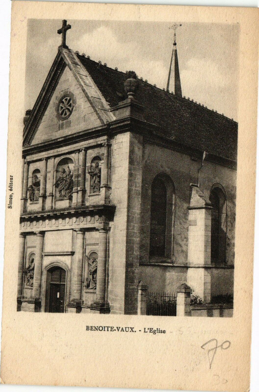 Carte postale ancienne Benoite Vaux-L'Eglise