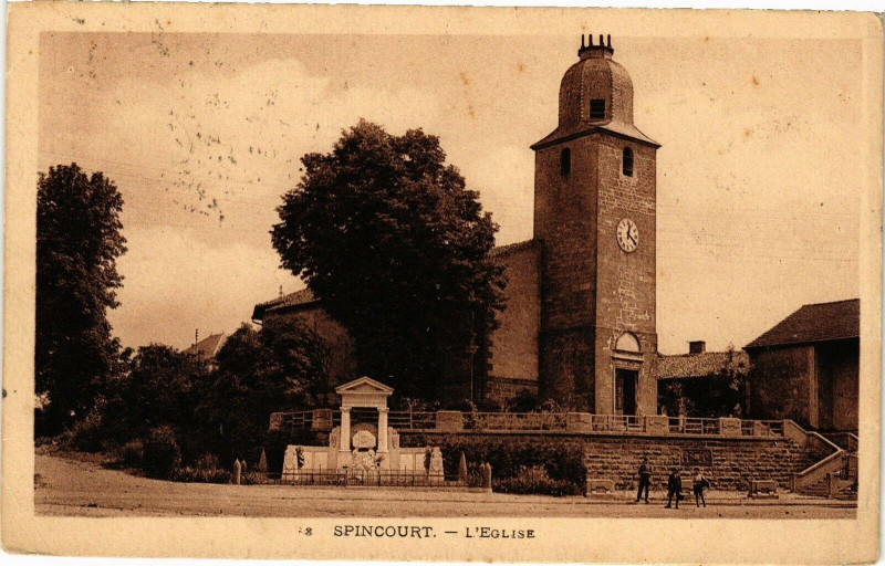 Carte postale ancienne Spincourt-L'Eglise à Spincourt