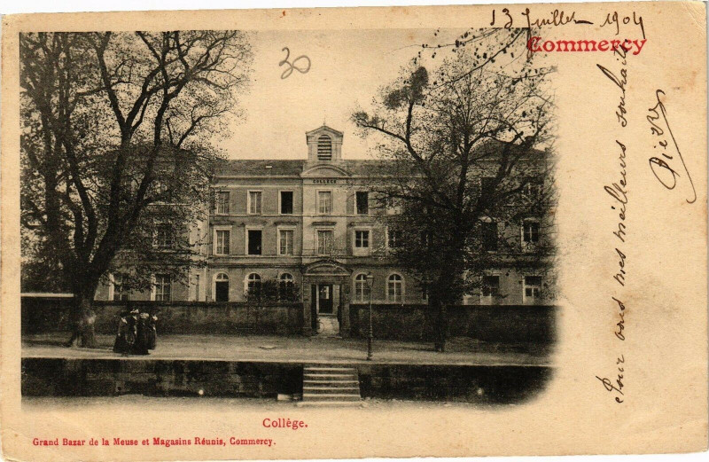 Carte postale ancienne Commercy-Collége à Commercy