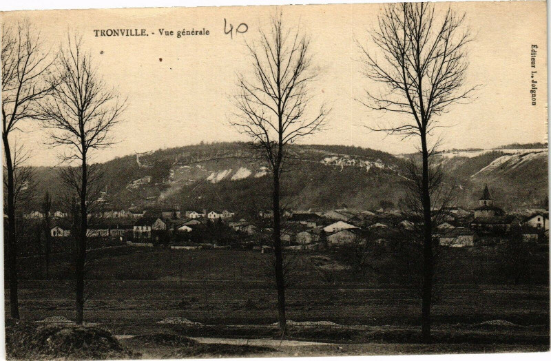 Carte postale ancienne Tronville-Vue générale