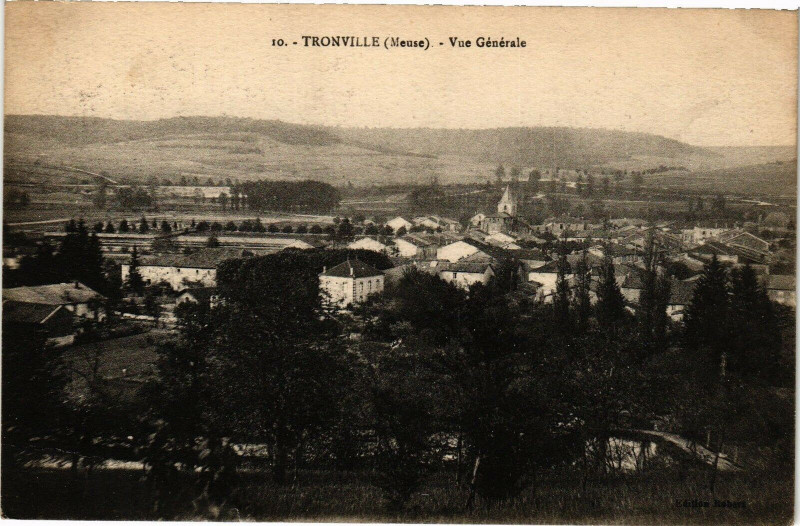 Carte postale ancienne Tronville-Vue générale