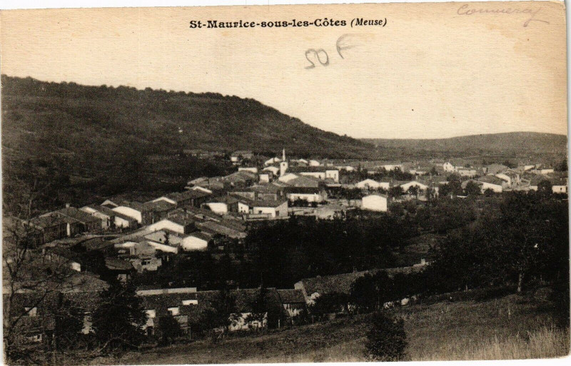 Carte postale ancienne St Maurice sous les Cótes