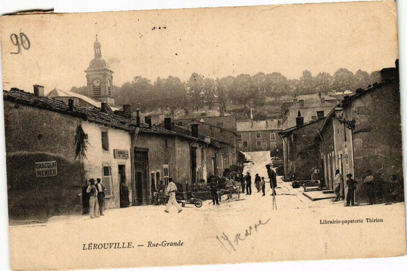 Carte postale ancienne Lérouville - Rue-Grande à Lérouville