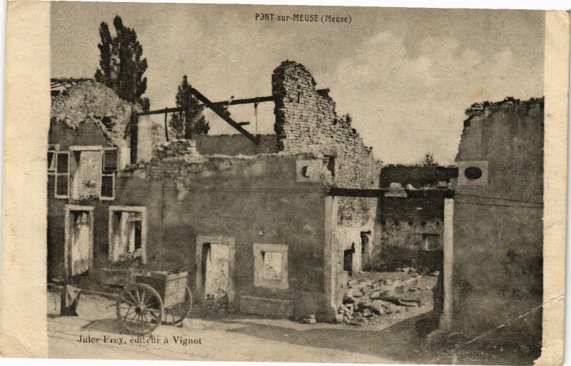Carte postale ancienne Pont-sur-Meuse à Pont-sur-Meuse
