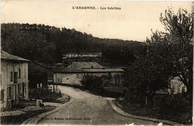 Carte postale ancienne L'Argonne - Les Islettes aux Islettes