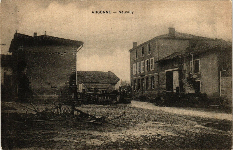 Carte postale ancienne Argonne - Neuvilly