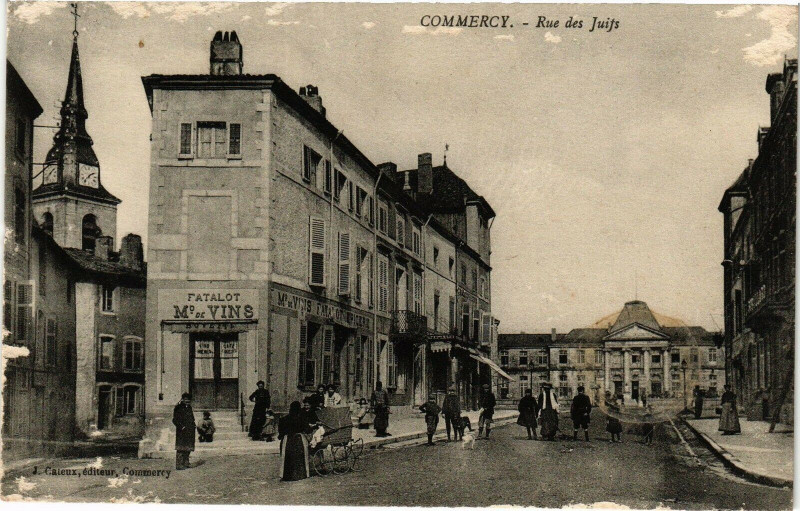 Carte postale ancienne Commercy - Rue des Juifs à Commercy