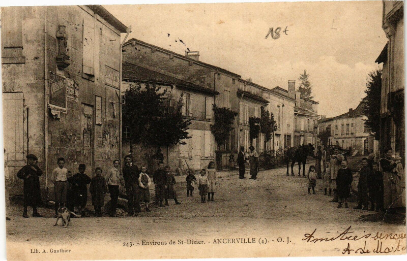 Carte postale ancienne Environs de Saint-Dizier - Ancerville à Ancerville