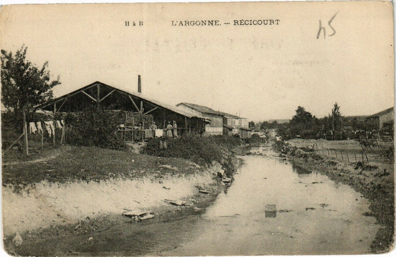 Carte postale ancienne L'Argonne - Récicourt à Récicourt