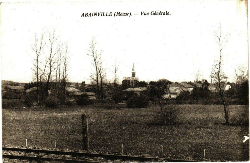 Carte postale ancienne Abainville (Meuse) - Vue Générale à Abainville