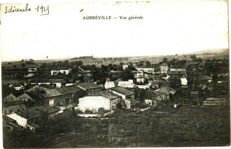 Carte postale ancienne Aubréville  - Vue générale à Aubréville