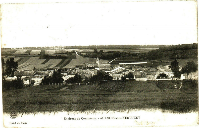 Carte postale ancienne Environs de Commercy - Aulnois-sous-Vertuzey à Commercy