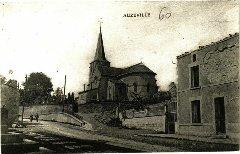 Carte postale ancienne Auzéville