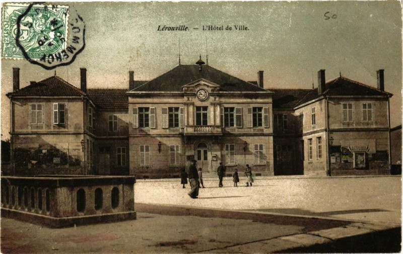 Carte postale ancienne Lérouville - L'Hotel de Ville à Lérouville