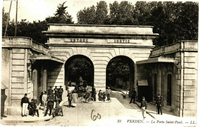 Carte postale ancienne Verdun - La Porte Saint-Paul à Verdun