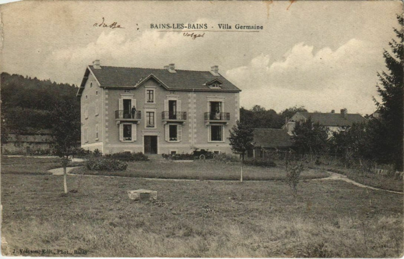 Carte postale ancienne Bains-les-Bains Villa Germaine