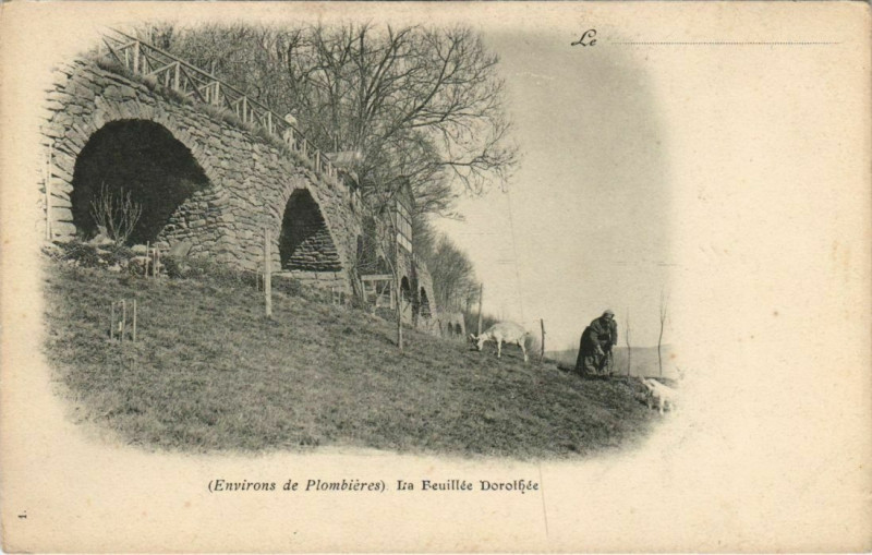 Carte postale ancienne Env. de Plombieres La Feuillee Dorothee