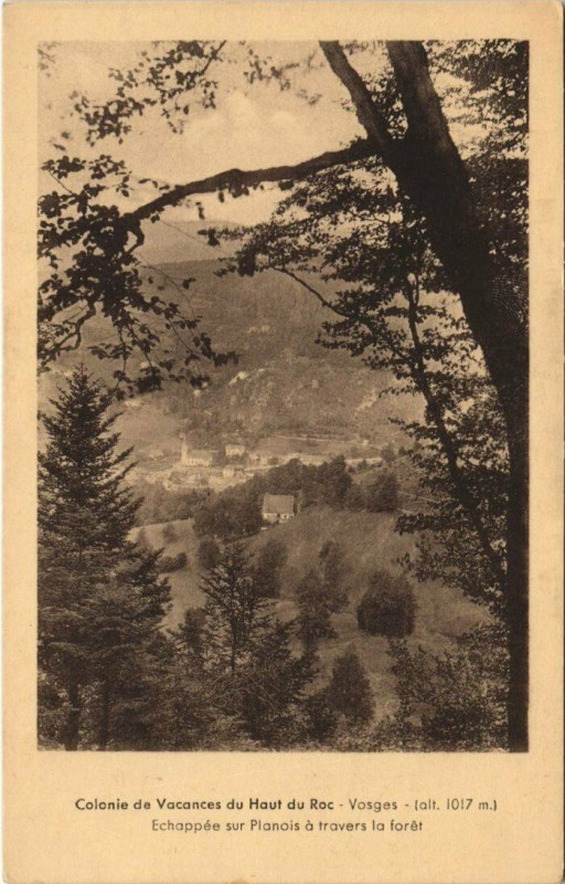 Carte postale ancienne Colonie de Vacances du Haut du Roc