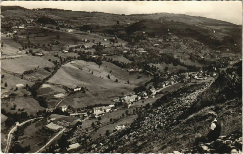 Carte postale ancienne La Bresse Vallée du Chajoux à La Bresse