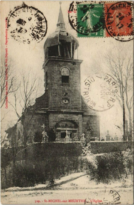 Carte postale ancienne Saint-Michel-sur-Meurthe L'Eglise à Saint-Michel-sur-Meurthe