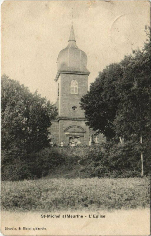 Carte postale ancienne Saint-Michel-sur-Meurthe L'Eglise à Saint-Michel-sur-Meurthe
