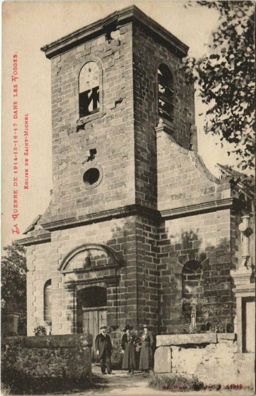 Carte postale ancienne Saint-Michel-sur-Meurthe Eglise à Saint-Michel-sur-Meurthe