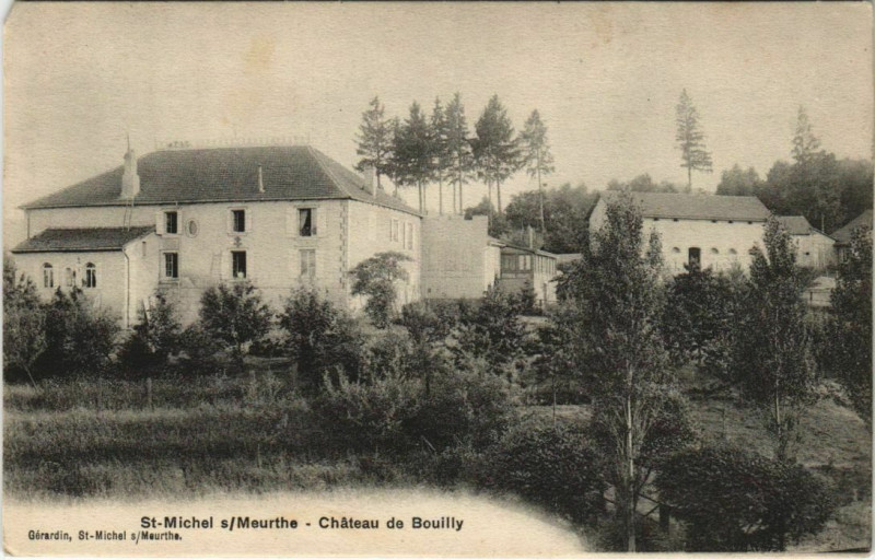 Carte postale ancienne Saint-Michel-sur-Meurthe Chateau de Bouilly à Saint-Michel-sur-Meurthe