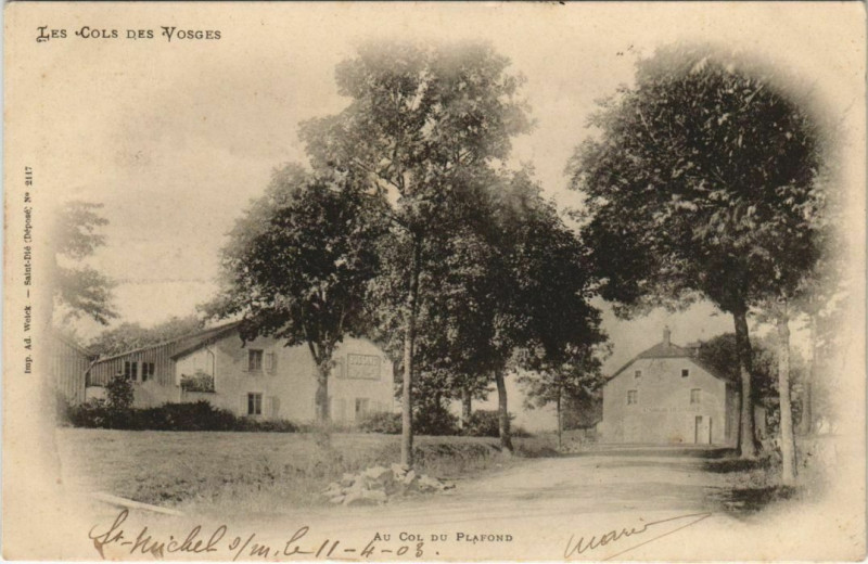 Carte postale ancienne Au Col du Plafond