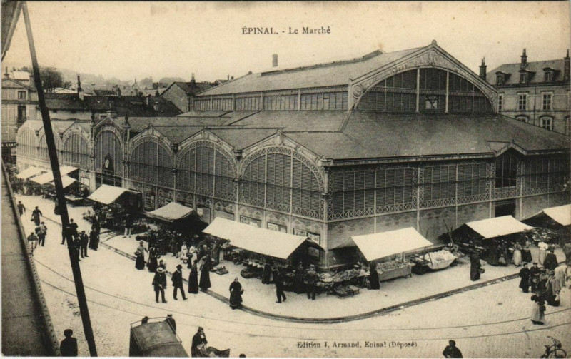 Carte postale ancienne Epinal La Marche à Épinal