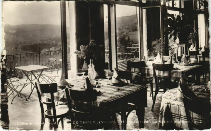 Carte postale ancienne Le Tholy Vosges Hotel Gerard au Tholy