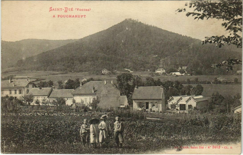 Carte postale ancienne Saint-Die A Foucharupt