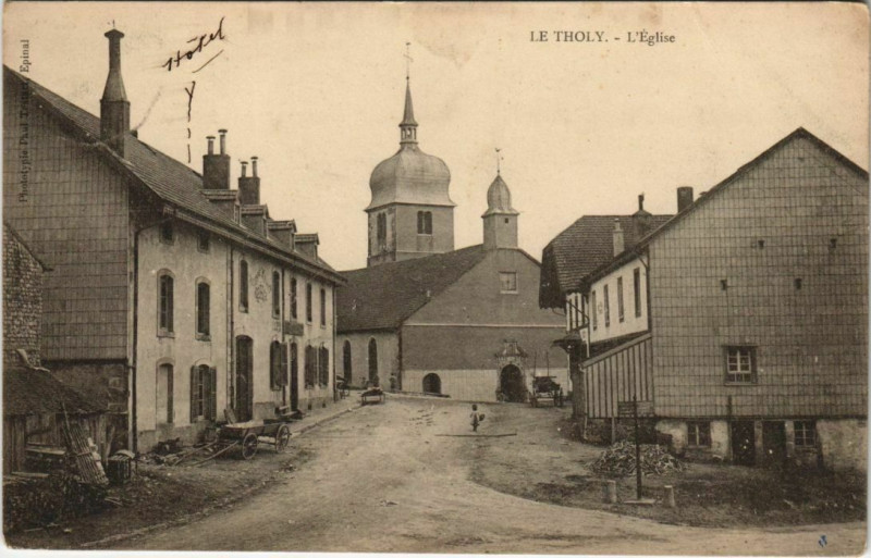 Carte postale ancienne Le Tholy L'Eglise au Tholy