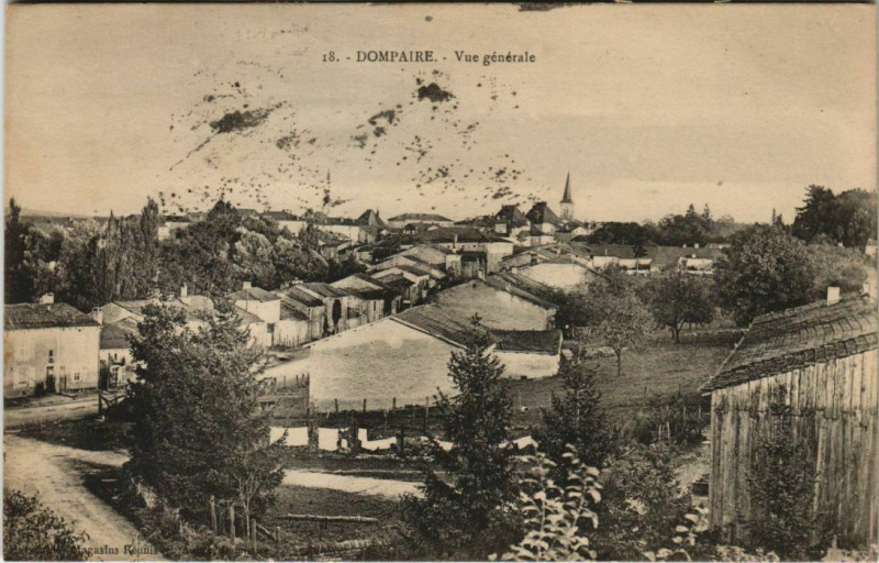 Carte postale ancienne Dompaire Vue générale à Dompaire